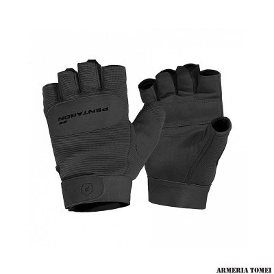 PENTAGON - GUANTI - DUTY MECHANIC 1/2 GLOVES Black
