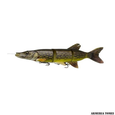 SAVAGE GEAR - 4D LINE-THRU PIKE 48cm 820g Slow Sink DOTTED PIKE