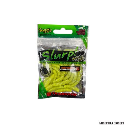 TRABUCCO - SLURP! HONEY WORM XL YELLOW GLITTER (25pz)