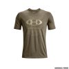 UNDER ARMOUR - UOMO - UA LOGO GRID SHORT SLEEVE Tent / Khaki Gray