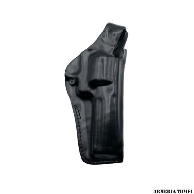 VEGA HOLSTER - FONDINA IN CUOIO DA CINTURA A SGANCIO RAPIDO S&W 4" CASTELLO L