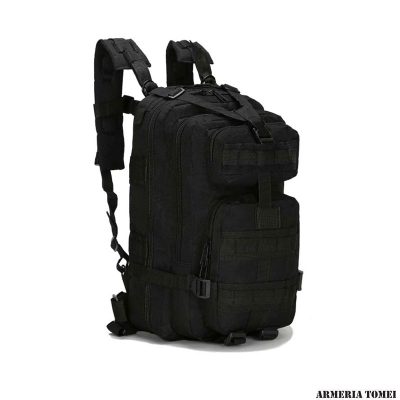 ZAINO TACTICAL 600D NERO 30LT