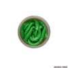 BERKLEY - POWERBAIT GARLIC POWER HONEY WORM Spring Green 55CT 2.5cm 100g )