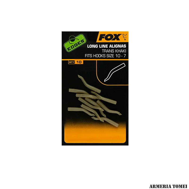 FOX - EDGES™ LINE ALIGNAS FOR HOOK SIZES 5-10 TRAS KHAKI (10 PZ)