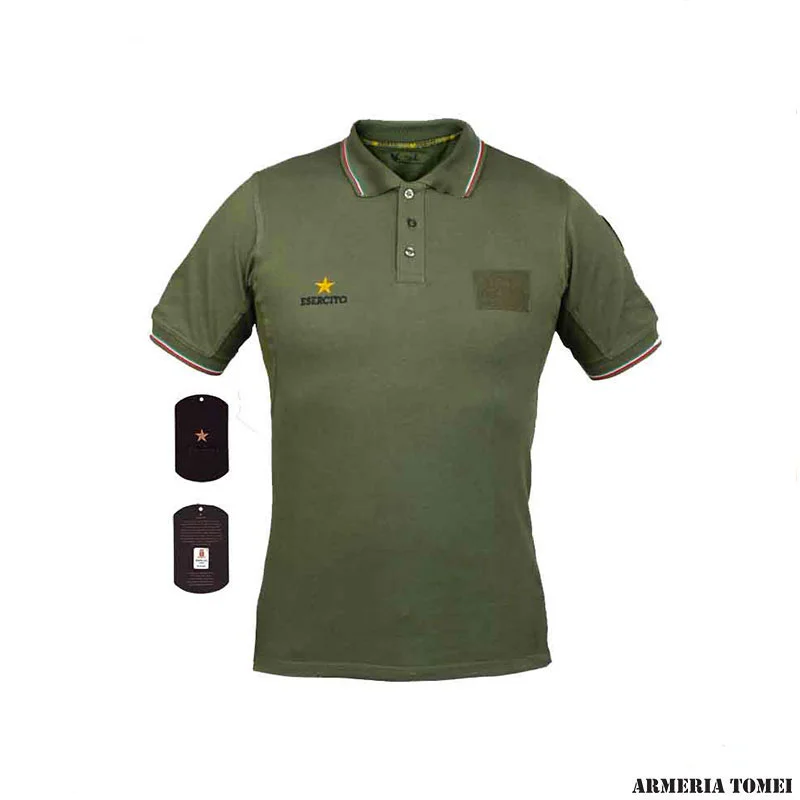 POLO - ESERCITO ITALIANO - MANICA CORTA (LIBERA VENDITA) SENZA STELLE