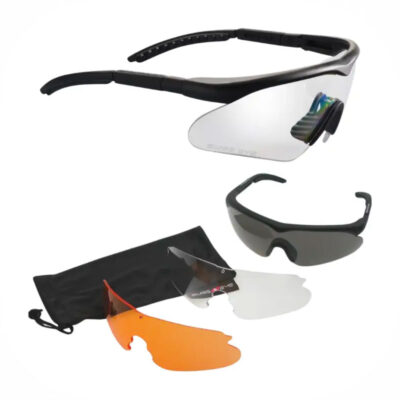 OCCHIALI - SWISS EYE - 10161 RAPTOR rubber black, lens smoke - immagine 3