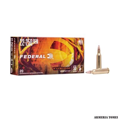 FEDERAL - FUSION 22-250 REM 55gr (F22250FS1)