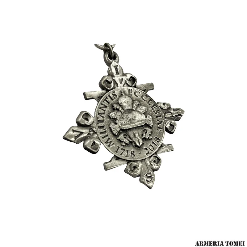 MEDAGLIA COMMEMORATIVA TRICENTENARIO COSTANTINIANO MILITANTIS ECCLESIAE - immagine 3