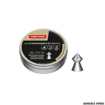NORMA - SUPERPOINTSTRIKE 4,5MM (.177) <24JOULE 0,53g | 8,2gr (500 PZ)