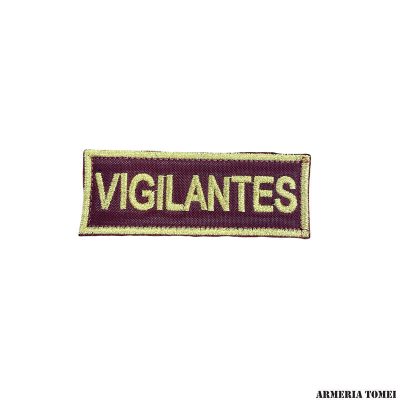 PATCH CON VELCRO VIGILANTES