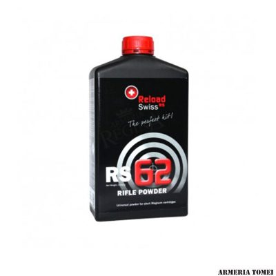 POLVERE DA RICARICA - RELOAD SWISS RS62 - IN CONFEZIONE DA 1000GR