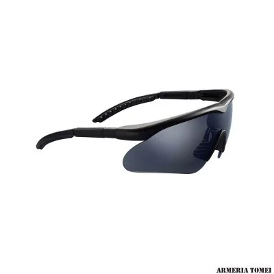 OCCHIALI - SWISS EYE - 10161 RAPTOR  rubber black, lens smoke