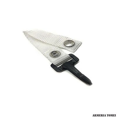 VEGA HOLSTER - PORTACHIAVI CORDURA CON MOSCHETTONE IN PLASTICA BIANCO