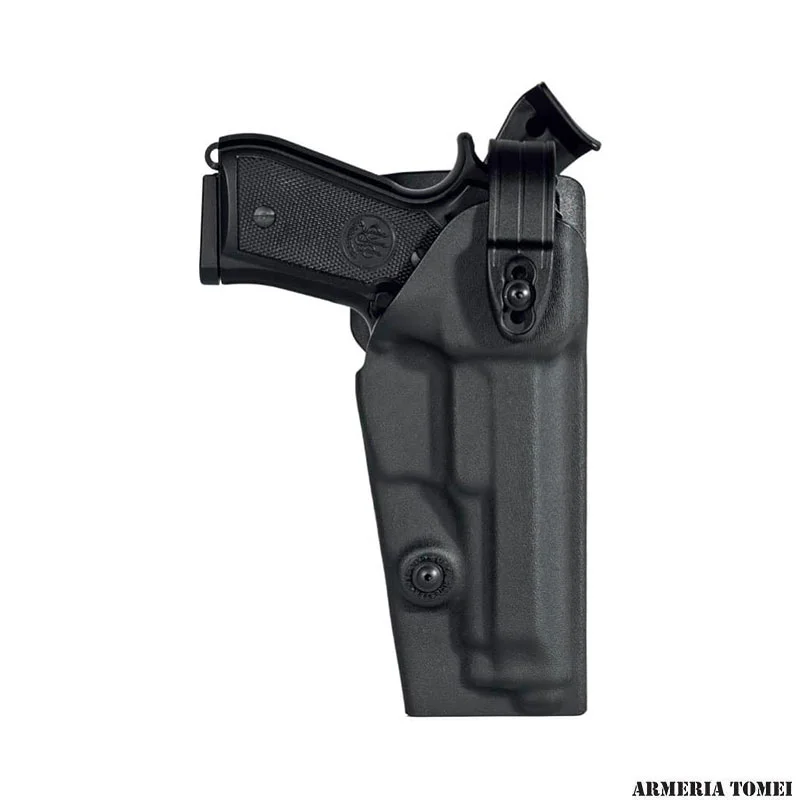 Porta Manganello Tonfa DI Vega - Nero, Per Cinturoni Militari E Guardie Giurate, Made In Italy - Foto 12