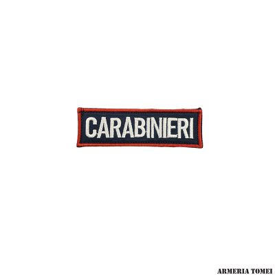 CARABINIERI - SCRITTA CARABINIERI RICAMATA PER POLO