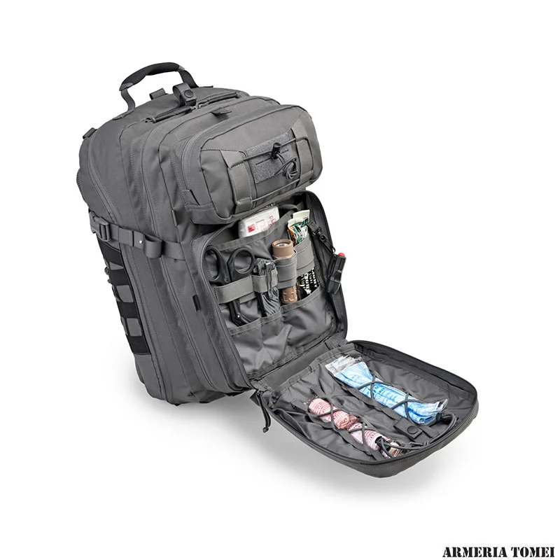 ZAINO - DEFCON 5 - "ROGER" EVERYDAY HYDRO COMPATIBLE Wolf Grey - immagine 4