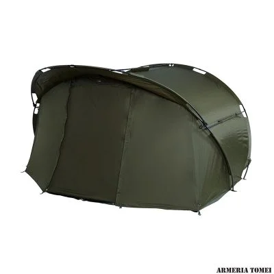 Tienda De Una Sola Compacta De Carpa Bivy Para Eventos Deportivos De Pesca De Mochila Negro - Foto 12