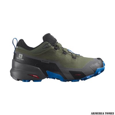 SALOMON - UOMO - CROSS HIKE GTX Olive Night / Magnet / Sky Diver