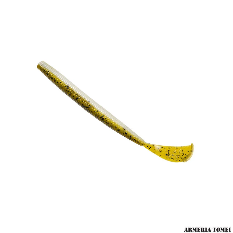 STRIKE KING - RAGE CUT-R WORM Green Pumpkin Pearl Belly - 15cm (7 pz)