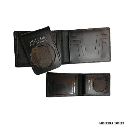 PORTAFOGLIO POLIZIA PENITENZIARIA PLACCA ESTRAIBILE