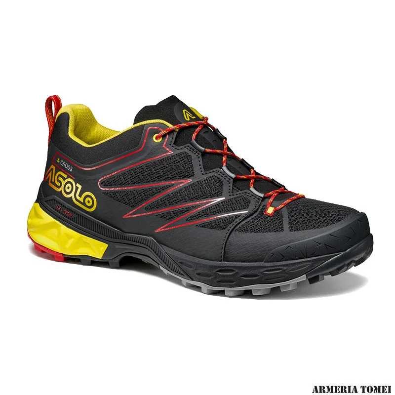 ASOLO - UOMO - SOFT ROCK BLACK / BLACK / YELLOW