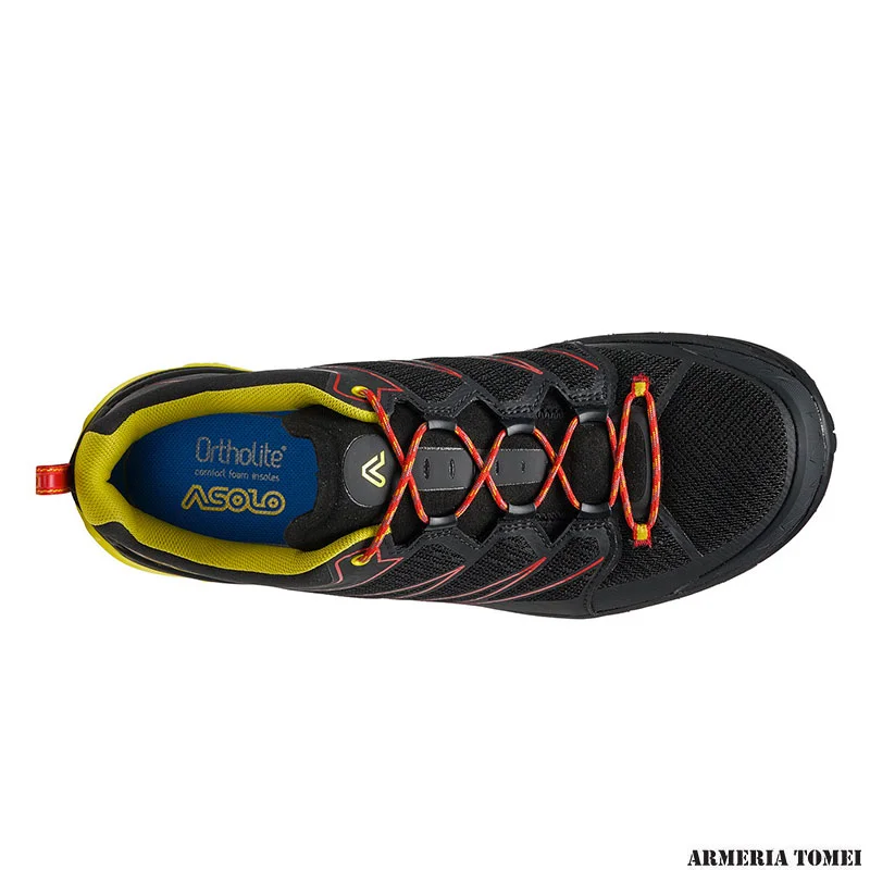 ASOLO - UOMO - SOFT ROCK BLACK / BLACK / YELLOW - immagine 5