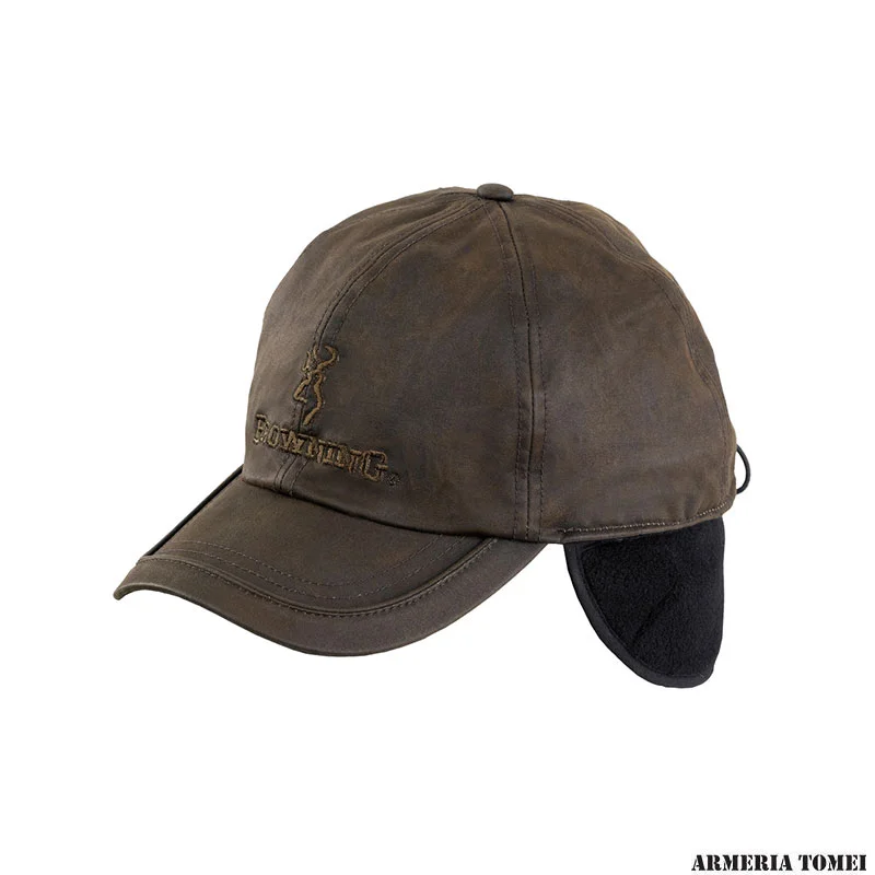 CAPPELLO - BROWNING WINTER WAX FLEECE INSIDE, BROWN