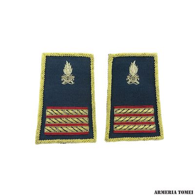 GUARDIA DI FINANZA - TUBOLARI MARESCIALLO AIUTANTE (RICAMATI IN CANOTTIGLIA)