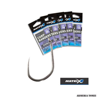 MATRIX - EYED CARP BANDERS SIZE 12 (10pz)