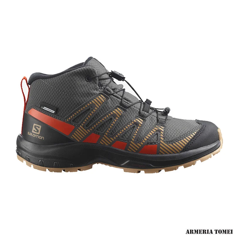 SALOMON - BIMBO/A - XA PRO V8 MID CSWP J Magnet / Acorn / Cherry Tomato