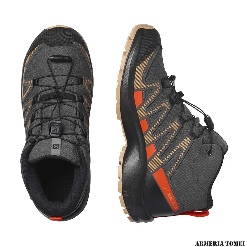 SALOMON - BIMBO/A - XA PRO V8 MID CSWP J Magnet / Acorn / Cherry Tomato - immagine 4
