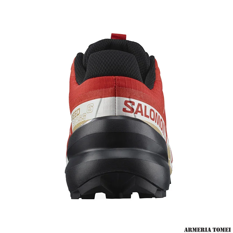 SALOMON - UOMO - SPEEDCROSS 6 Fiery Red / Black / Safari - immagine 3