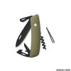 COLTELLINO SVIZZERO - SWIZA - D03 ALL BLACK, OLIVE