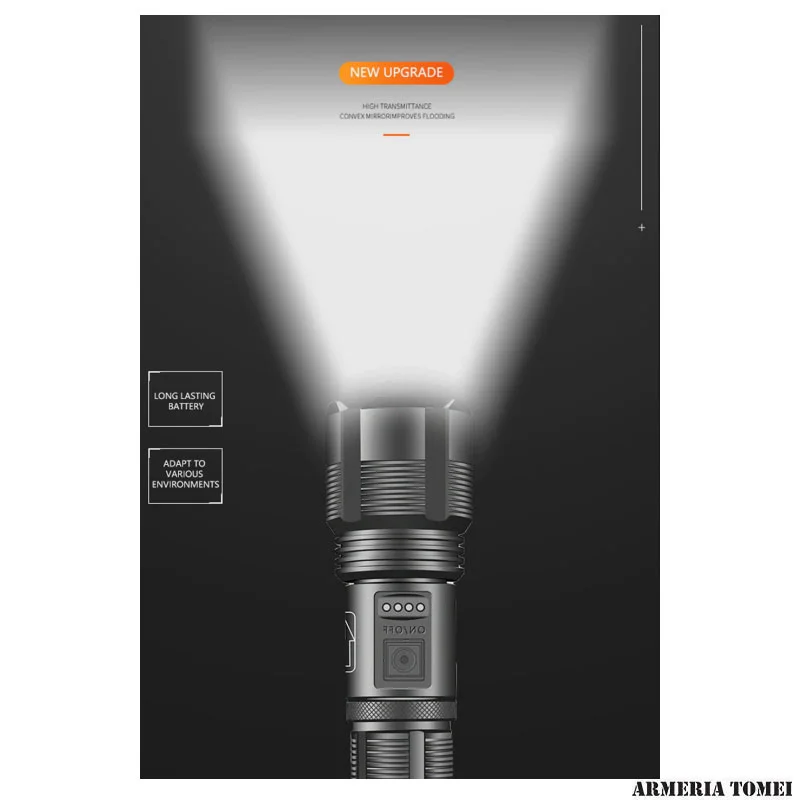 TORCIA - 1600 RICARICABILE USB 22-LUX - immagine 4