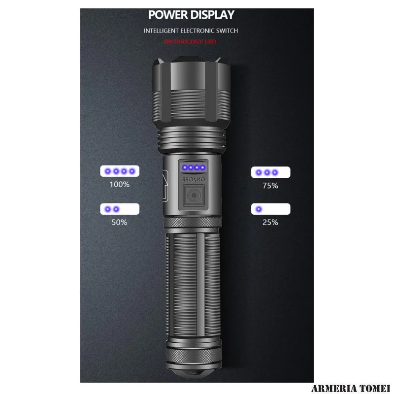 TORCIA - 1600 RICARICABILE USB 22-LUX - immagine 6