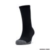 CALZE - UNDER ARMOUR - HEATGEAR® CREW Black / Steel - 001 (conf. 3 paia)