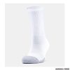 CALZE - UNDER ARMOUR - HEATGEAR® CREW White / Steel - 100 (conf. 3 paia)