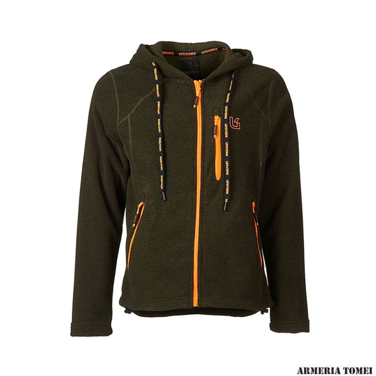 Settantallora Felpa Con Cappuccio Uomo Donna – 'La Caccia Mi Sta Chiamando E Io Devo Andare' – Modello J3673, Stampa Resistente, Grigio - 4