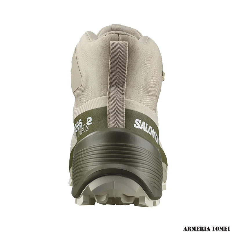 SALOMON - DONNA - CROSS HIKE 2 MID GTX Feather Gray / Olive Night / White - immagine 2