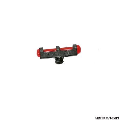 MIRINO A VITE-FIBRA OTTICA ROSSO Ø 2,6mm