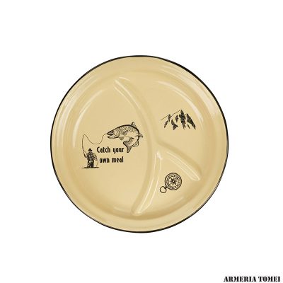 FOSCO INDUSTRIES - PIATTO SMALTATO CATCH YOUR OWN MEAL