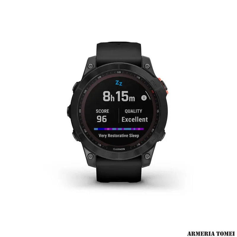 OROLOGIO - GARMIN - FĒNIX® 7 – SOLAR EDITION Slate grey con cinturino Black - immagine 9