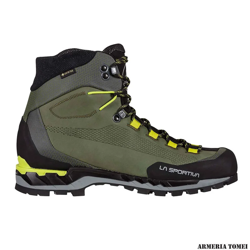 SCARPE - UOMO - LA SPORTIVA - TRANGO TECH LEATHER GTX Lichen/Citrus - immagine 4