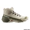 SALOMON - DONNA - CROSS HIKE 2 MID GTX Feather Gray / Olive Night / White