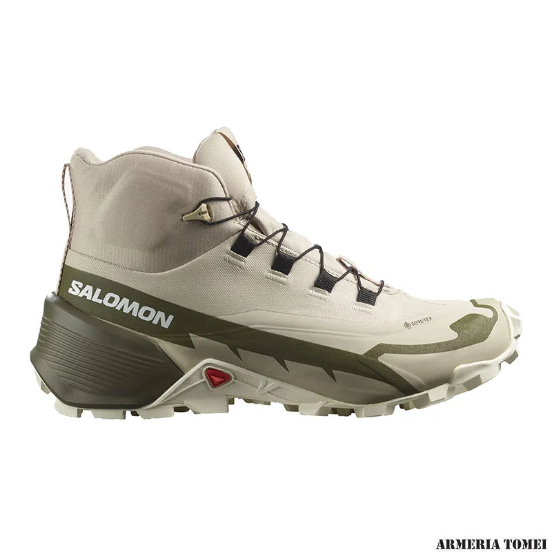 SALOMON - DONNA - CROSS HIKE 2 MID GTX Feather Gray / Olive Night / White