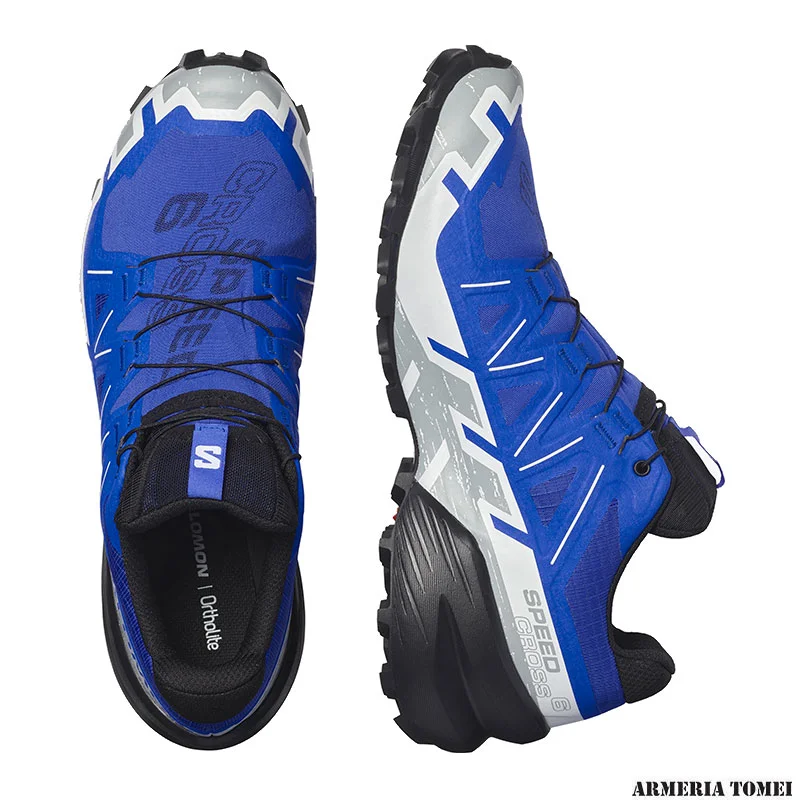 SALOMON - UOMO - SPEEDCROSS 6 GTX Nautical Blue / Black / White - immagine 4