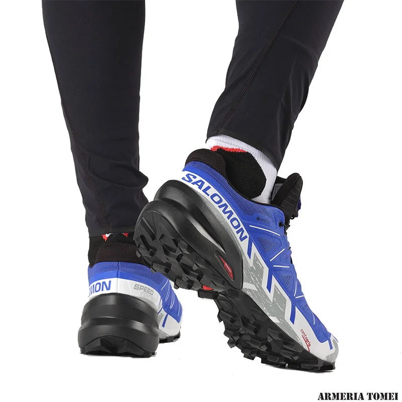 SALOMON - UOMO - SPEEDCROSS 6 GTX Nautical Blue / Black / White - immagine 6