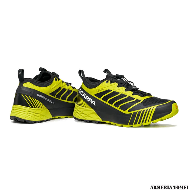 SCARPA - UOMO - RIBELLE RUN GTX BLACK-LIME - immagine 7