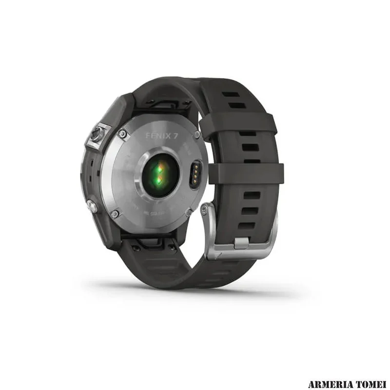OROLOGIO - GARMIN - FENIX 7 – STANDARD EDITION Silver con cinturino Graphite - immagine 10