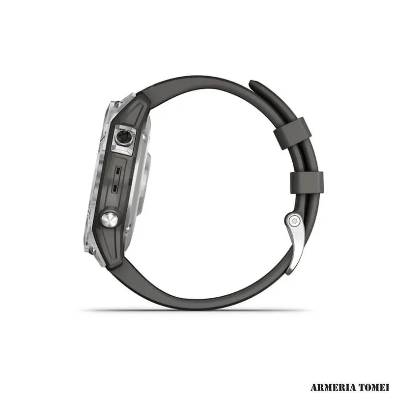 OROLOGIO - GARMIN - FENIX 7 – STANDARD EDITION Silver con cinturino Graphite - immagine 11